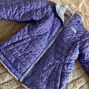 Purple Reversible North Face Puffer